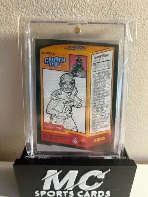 2022 Garrett Wilson Donrus Crunchtime SP Rookie back